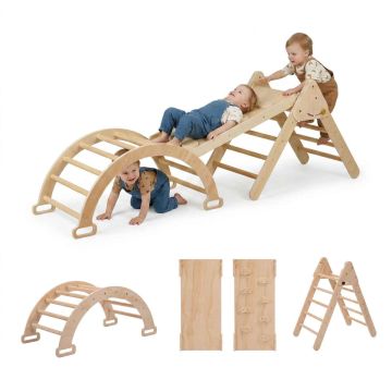 Конструкция для лазания Relaxdays, 3 в 1, 59,5 × 45 × 82,5 см
