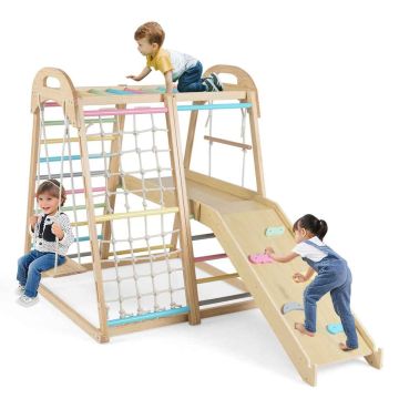 Climbing set, 8 in 1, 198 × 105 × 124 cm