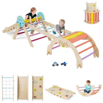 Climbing set for children, 8 or 9 elements