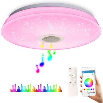 Viedais griestu apgaismojums ar Bluetooth funkciju, balts