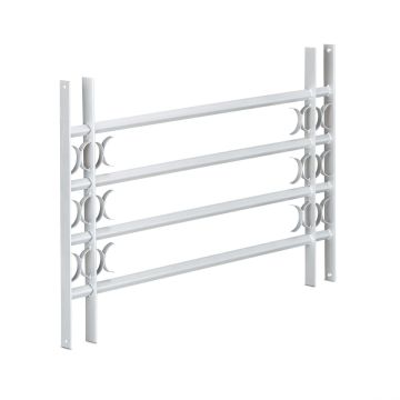 Logu restes Relaxdays 10020764_630, regulējams platums, 600 × 1000–1500 × 35 mm