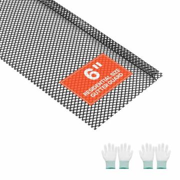 Notekas aizsargs VEVOR JQ-TG07, 40 gab, Melna, 914,4 × 152,4 × 19,7 mm