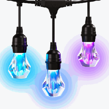 Āra gaismas virtenes modulis Nanoleaf Essentials Matter Smart Multicolour, Expansion 15 m