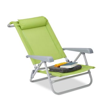 Āra guļamkrēsls Relaxdays 10026478_53, 8 pozīcijas, 58 × 76,5 × 80 cm
