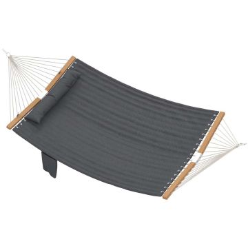 Āra šūpuļtīkls, divslāņu ar spilvenu, 200 × 140 cm