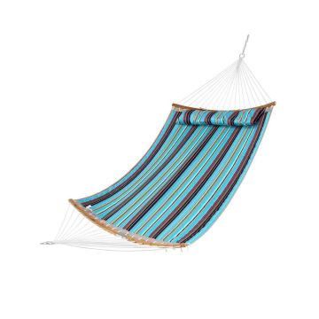 Outdoor hammock with removable cushion