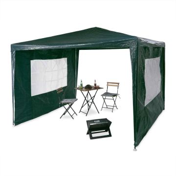 Āra lapene Relaxdays, 2 sānu sienas, 300 × 250 × 300 cm
