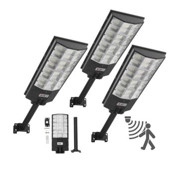 Āra saules LED ielu gaismekļi VEVOR RBTYNLD-002, 3 gab