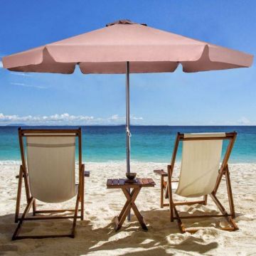 Outdoor umbrella, 6 iron ribs, Ø 300 × 240 cm