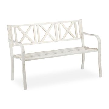 Dārza sols Relaxdays, 2 vietas, 127 × 80,5 × 63 cm