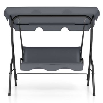 Outdoor swing, 3-seater, 171.45 × 109.98 × 153.67 cm
