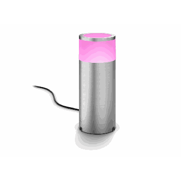 Āra gaismeklis Philips Hue Hue WCA Calla Outdoor Bollard, 102 × 252 mm