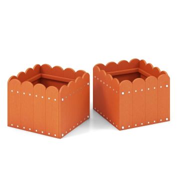 Outdoor pots, 2 pcs, 31.75 × 30.48 × 25.4 cm