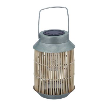 Āra lampa Relaxdays 10042554.0, LED, saules enerģija, Ø 17 × 26 cm