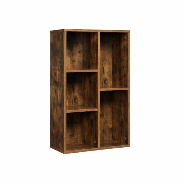 Книжная полка с 5 отделениями