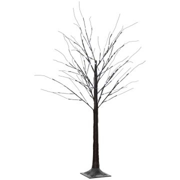 LED bērza eglīte, 96 LED lampiņas, 22 × 22 × 150 cm