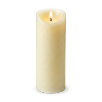 LED bloka svece Relaxdays, XXL, Ø 10 × 30 cm