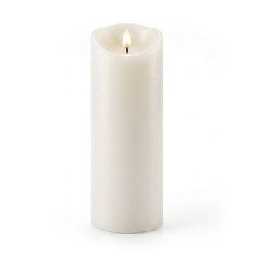LED bloka svece Relaxdays, XXL, Ø 10 × 30 cm