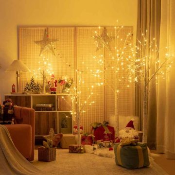 LED Christmas Tree Light, 48 LED Bulbs, White