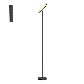 LED stāvlampa VASAGLE, 30 W, melna, 25 × 176 × 25 cm
