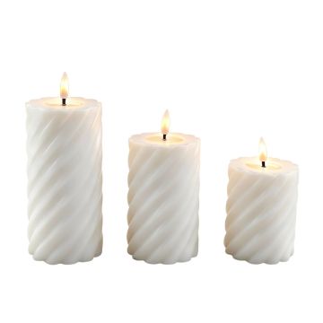 LED vaska sveces Relaxdays 10051736_49, 3 gab