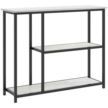 Полка Homcom 100x30x80см, серо-черного цвета