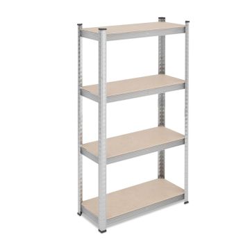 Plauktu bloks Relaxdays, 4 plaukti, 70 × 138 × 30 cm