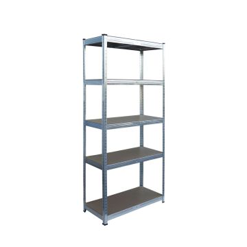 Plauktu bloks Relaxdays, 5 plaukti, 60 × 180 × 30 cm