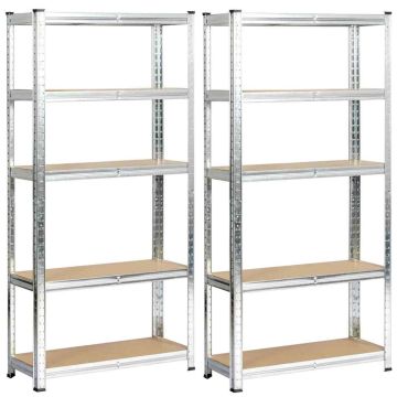Plauktu komplekts AkordV2, 2 plaukti, 70 × 154 × 30 cm