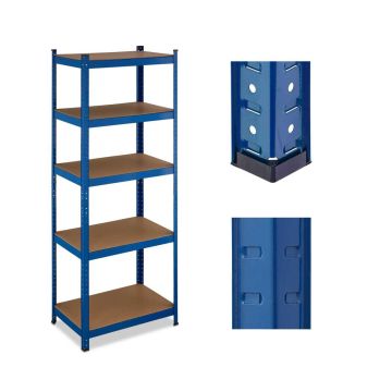 Plauktu sistēma Relaxdays 10047782.0, 5 MDF plaukti, 70 × 180 × 45 cm