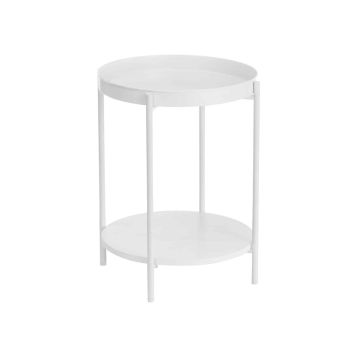 Sānu galdiņš LET221W10, balts