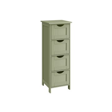 Шкафчик для ванной 30х30х82см., зеленый