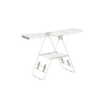 Сушилка для белья 51x147x97см., белая/зеленая