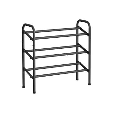 Полка для обуви 23x83x58см., черная