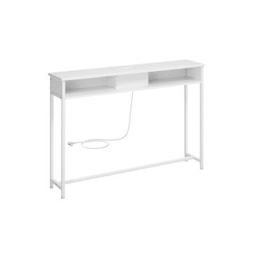 Konsoles galds 25x120x81.1cm, balts