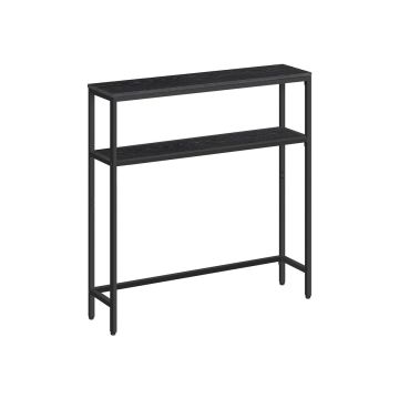 Konsoles galds 20x80x80cm, melns