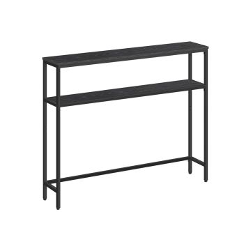 Konsoles galds 20x100x80cm, melns
