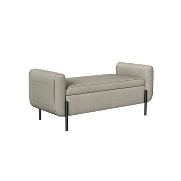 Пуф с местом для хранения 50x127x55см., светло-коричневый