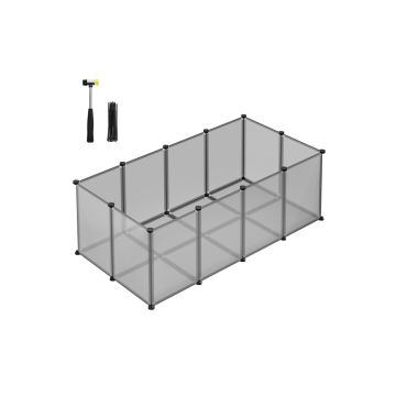 Вольер для мелких животных 125x63x42см., черный