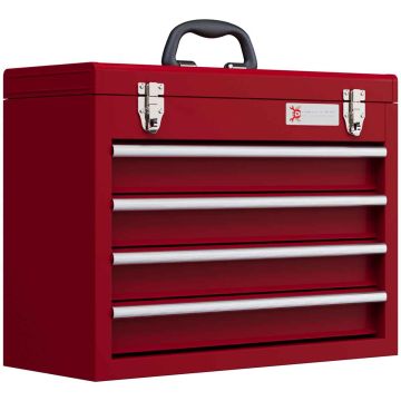 Instrumentu kaste Durhand 51x22x39.5cm, sarkana
