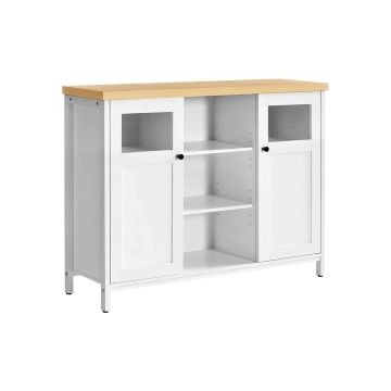 Skapis 100 x 30 x 76,5 cm, balts