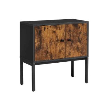 Skapis LSC106B01 60 x 30 x 60 cm, brūns/melns