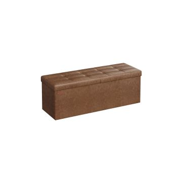 Скамейка для прихожей 38x110x38 см., коричневая
