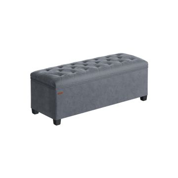 Скамейка для прихожей 40x110x40см., серая