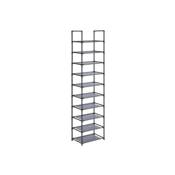 Полка для обуви 28x45x173см., черная