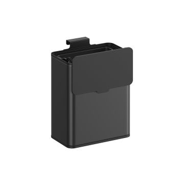 Мусорный бак 25,8x15,2x32см., черный