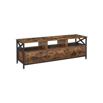 TV skapītis LTV301B01 147 x 40 x 50 cm, brūns/melns