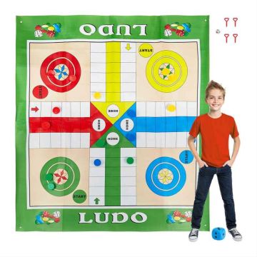 Ludo galda spēle Relaxdays 10030902.0, XXL, 160 × 180 cm