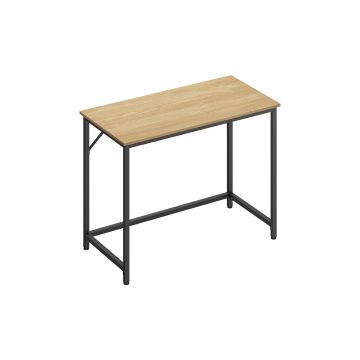 Письменный стол 50x100x76см., светло-коричневый/черный