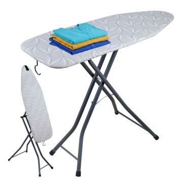 Gludināmais dēlis un tvaicēšanas statīvs „Relaxdays“ 10053813.0, 2 vienā, 109,5 × 87 × 44 cm